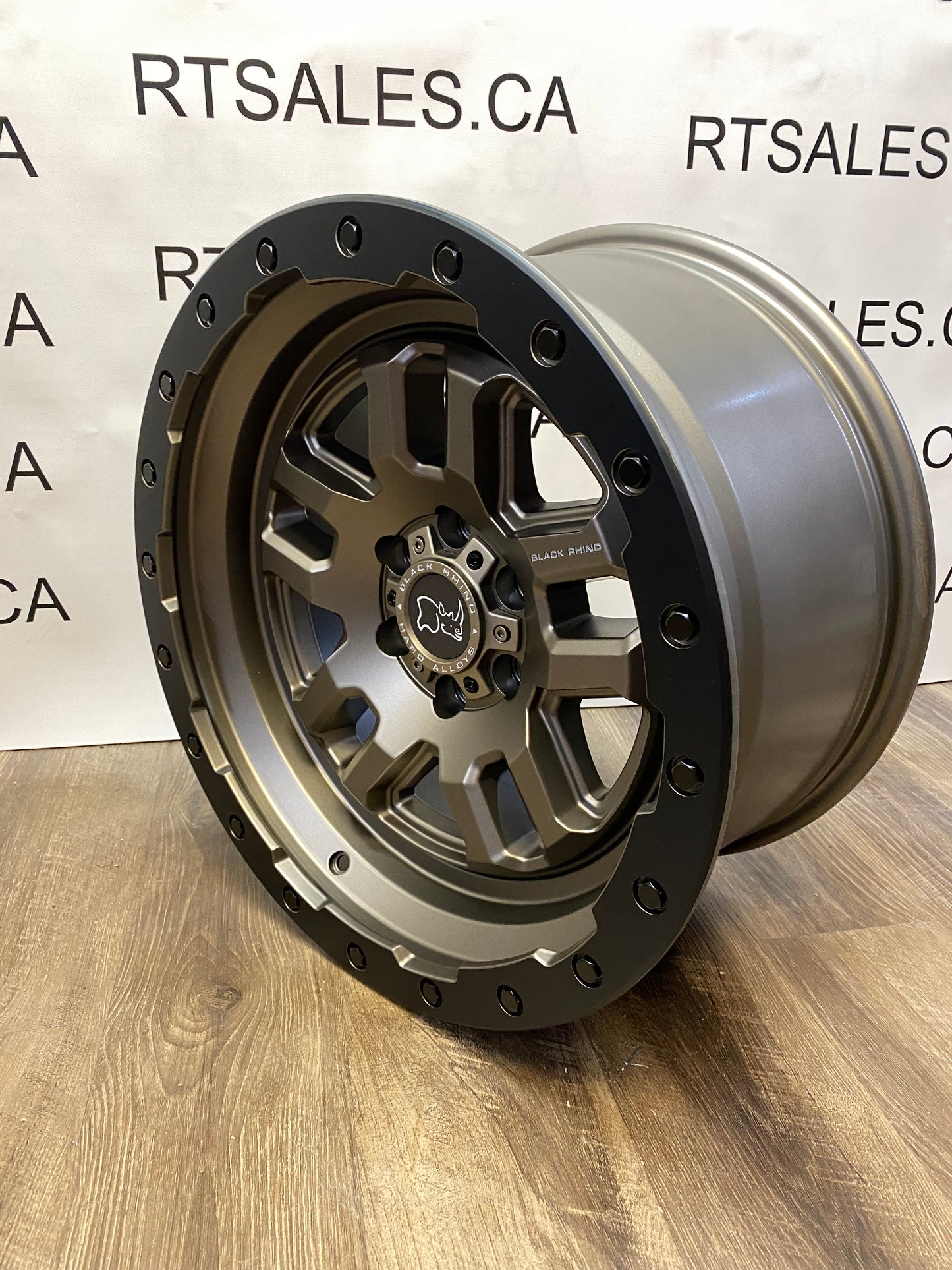 18 inch Black Rhino Rims 6x120 CHEVY Colorado & GMC Canyon