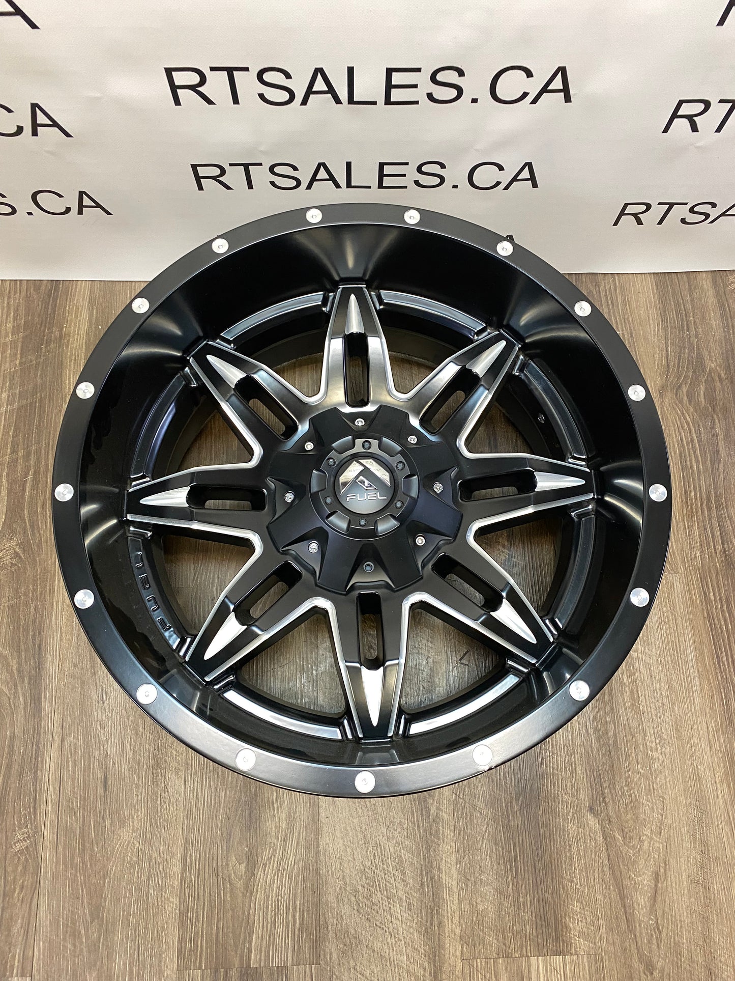 20x10 Fuel Lethal Rims 5x114/127 Jeep Wrangler (Set of Five)