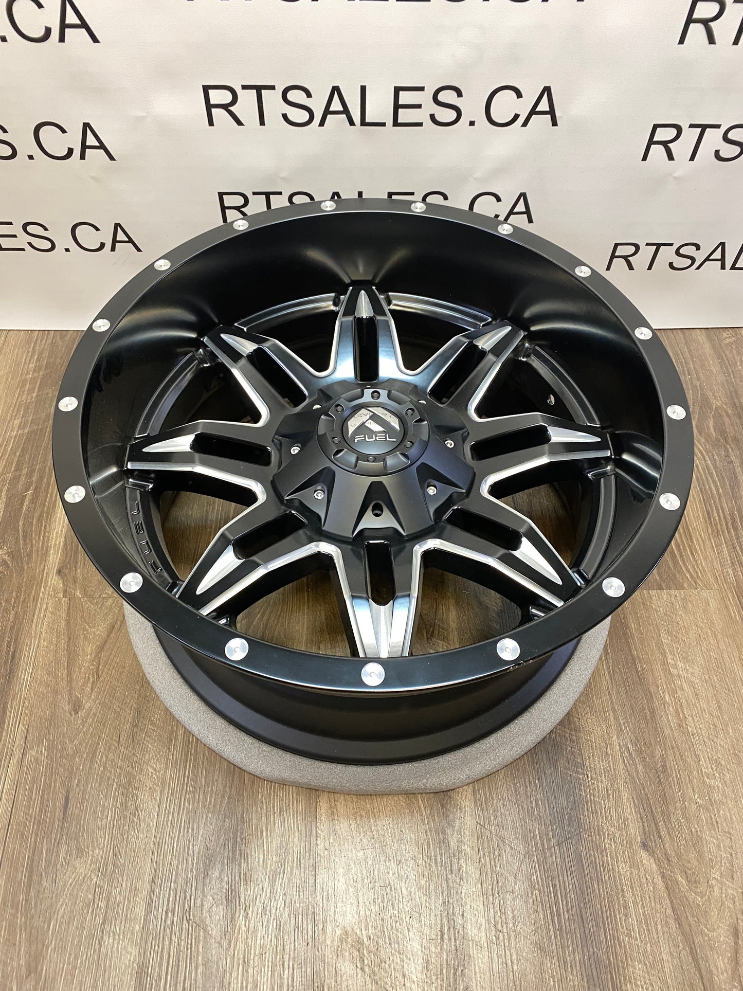 20x10 Fuel Lethal Rims 5x114/127 Jeep Wrangler (Set of Five)