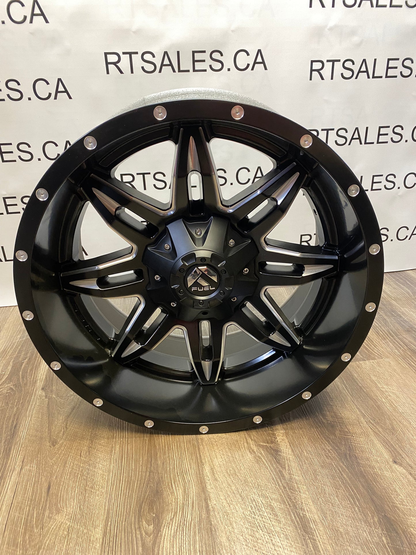 20x10 Fuel Lethal Rims 5x114/127 Jeep Wrangler (Set of Five)