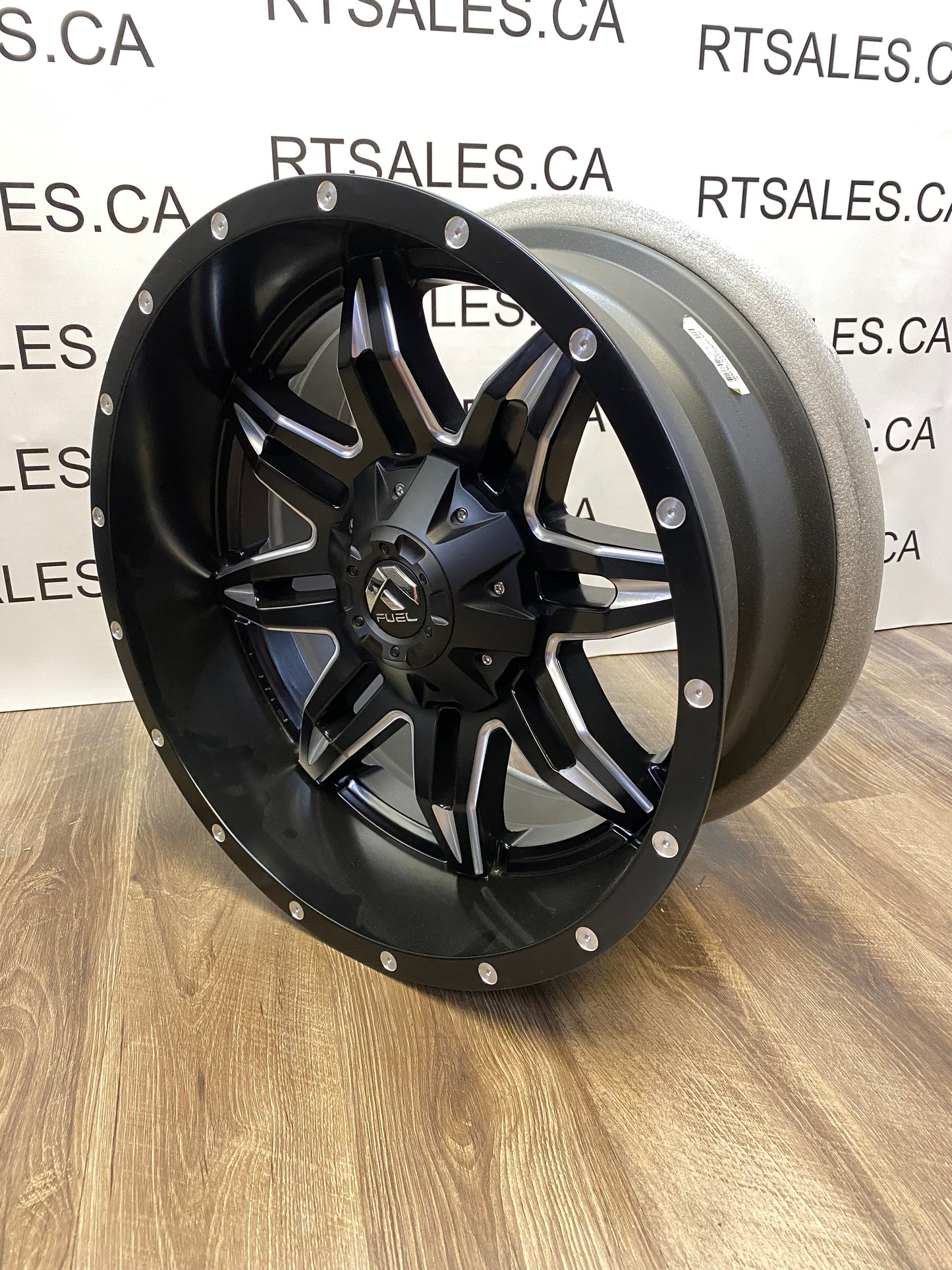 20x10 Fuel Lethal Rims 5x114/127 Jeep Wrangler (Set of Five)