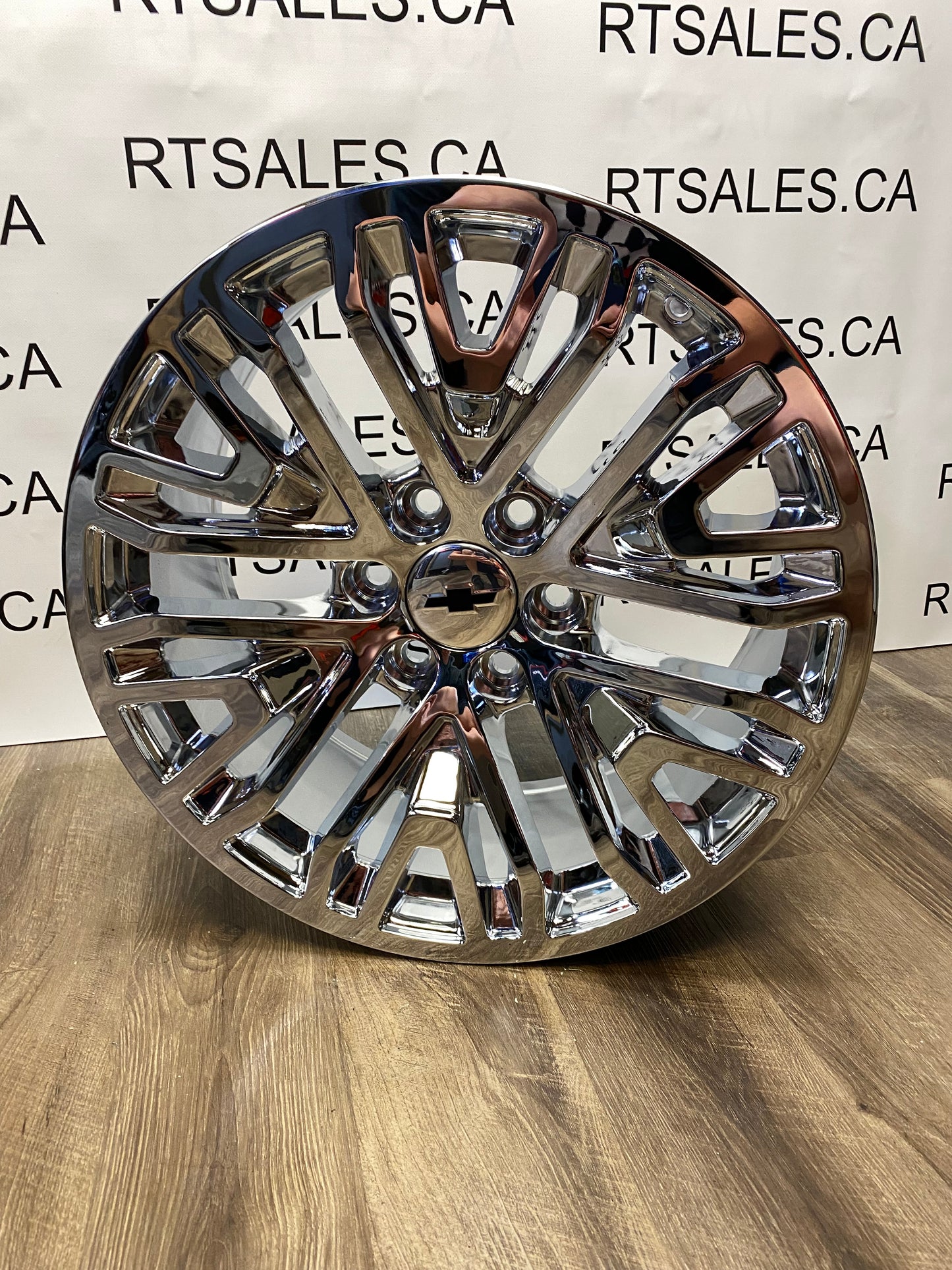 20 inch Denali Replika Chrome Rims 6x139.7 GM 1500 Ram
