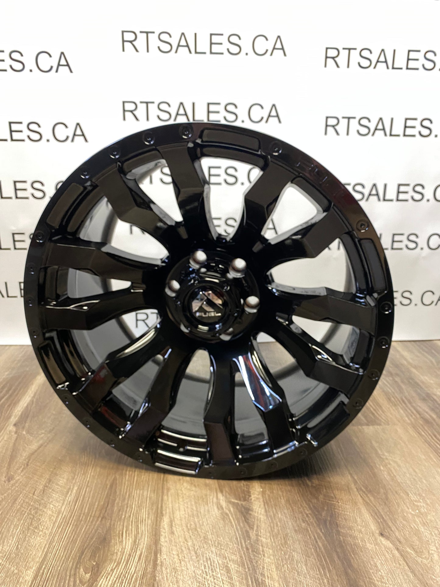 20 inch Fuel Blitz Rims 6x139.7 GM 1500 Ram