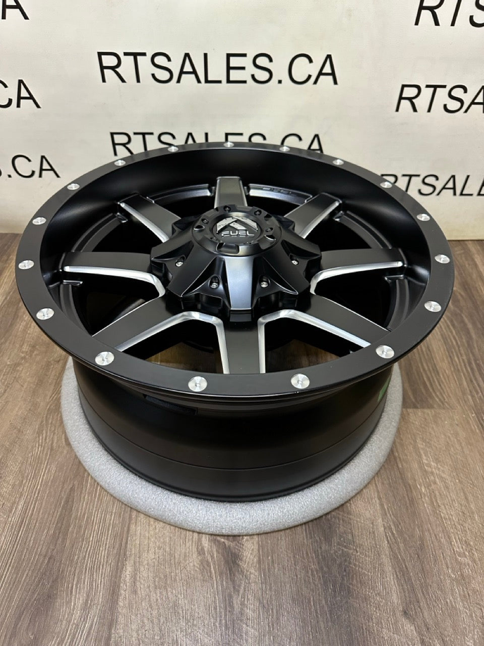 22x9.5 Fuel Maverick Rims 6x135 6x139.7