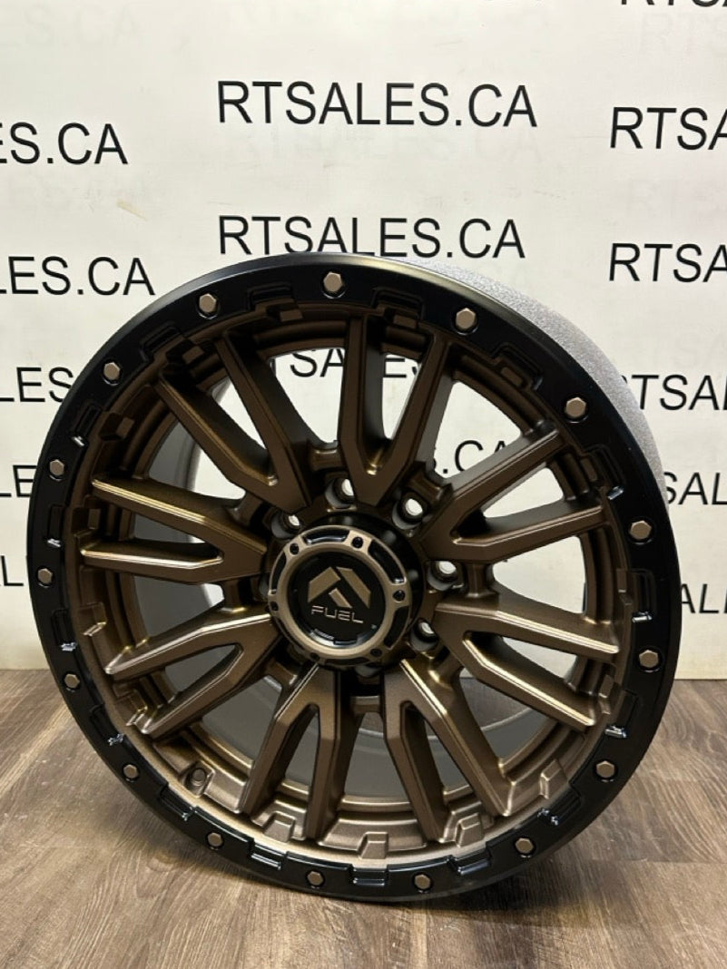 20x9 Fuel Rebel Rims 8x180