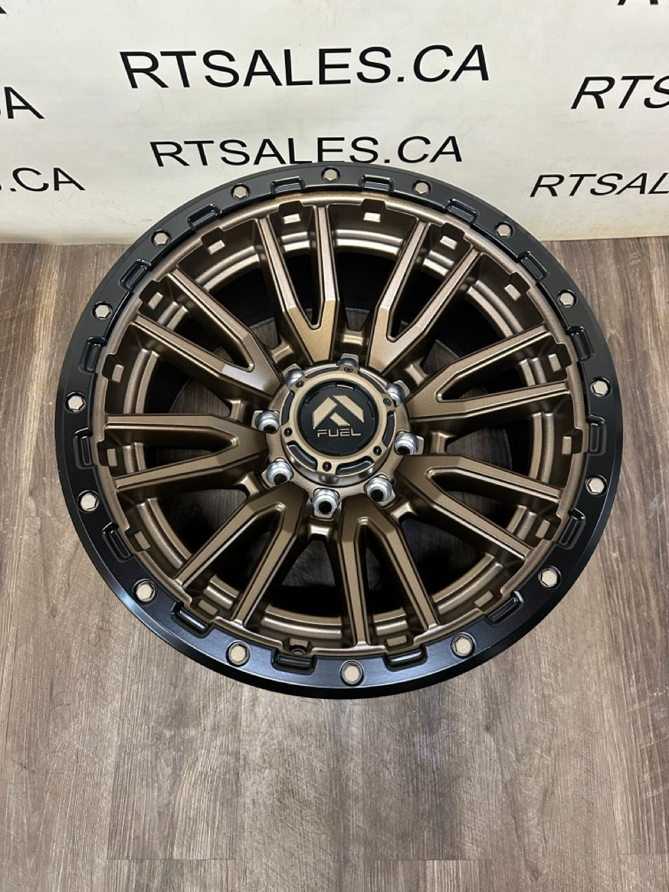 20x10 Fuel Rebel Rims 8x165 Bronze