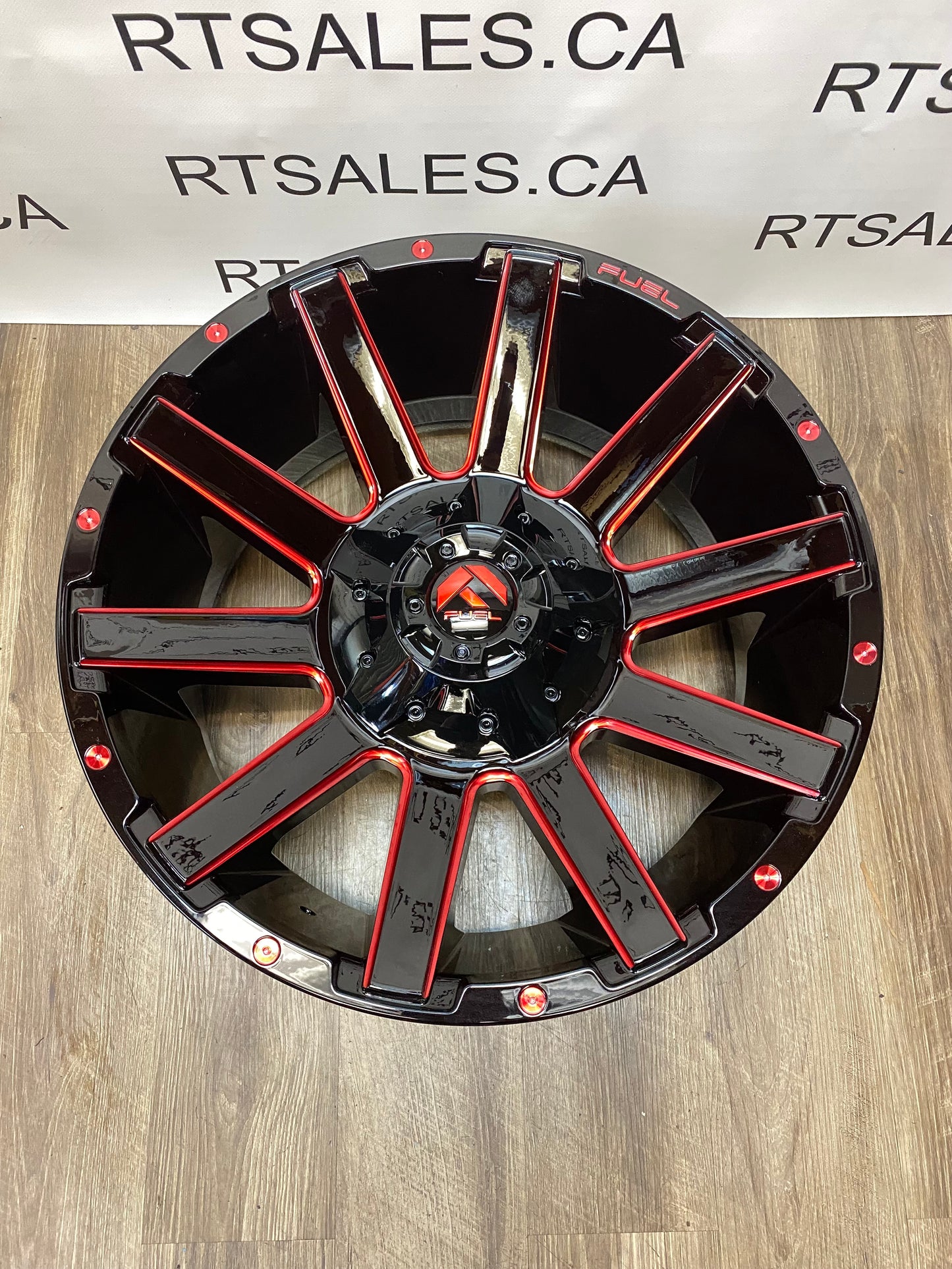 20x9 Fuel Contra Rims 8x165 Dodge Ram GMC Chevy 2500 3500