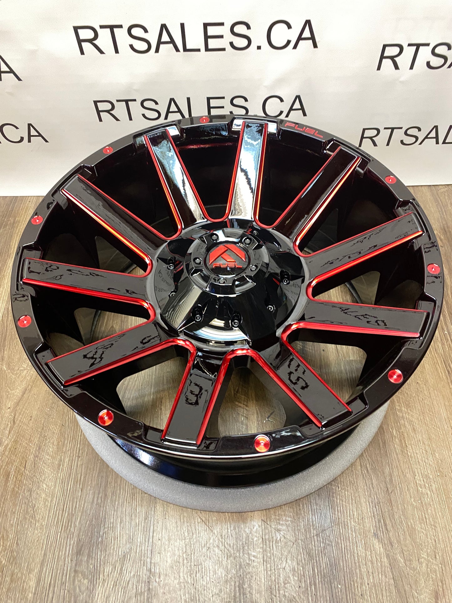 20x9 Fuel Contra Rims 8x165 Dodge Ram GMC Chevy 2500 3500