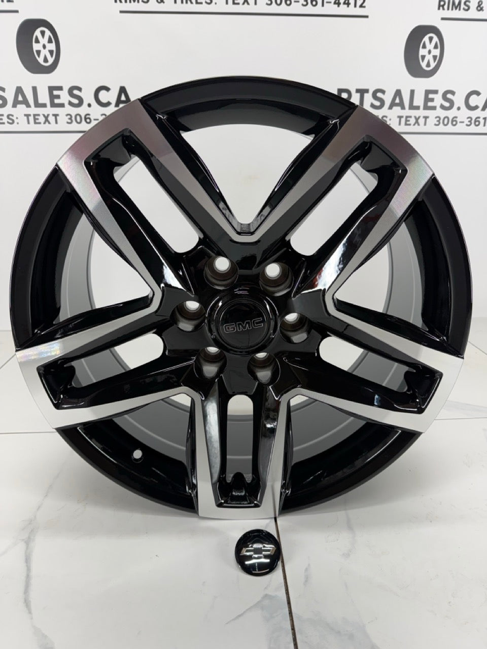 20x9 Replica Trail Boss Gloss Black Machined Rims 6x139.7