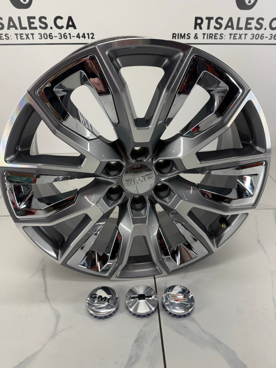 22x9 GMC Factory OEM 1500 Rims 6x139 (Takeoffs) Chevy Cadillac