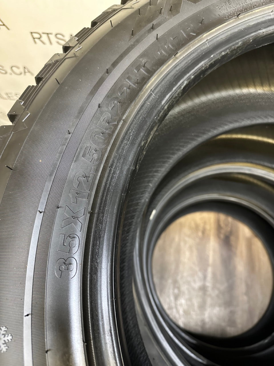 35x12.5x22 Predator MUTANT ICE E Winter Studded Tires (USED)