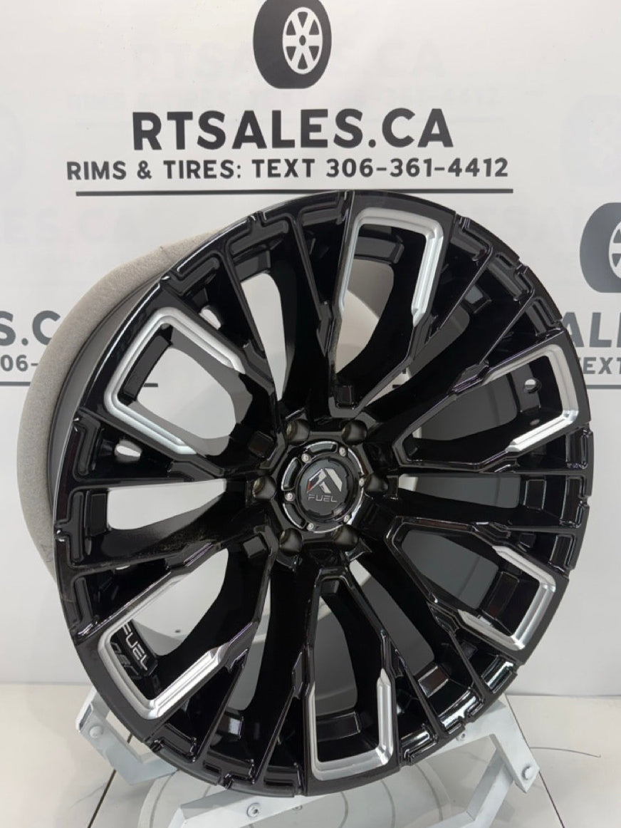 20x10 Fuel Rebar Rims 6x135