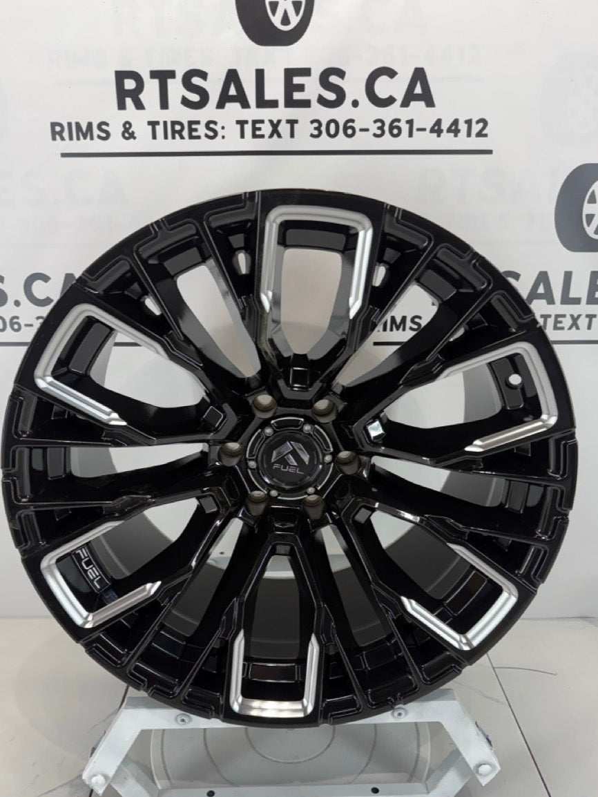 20x10 Fuel Rebar Rims 5x139.7