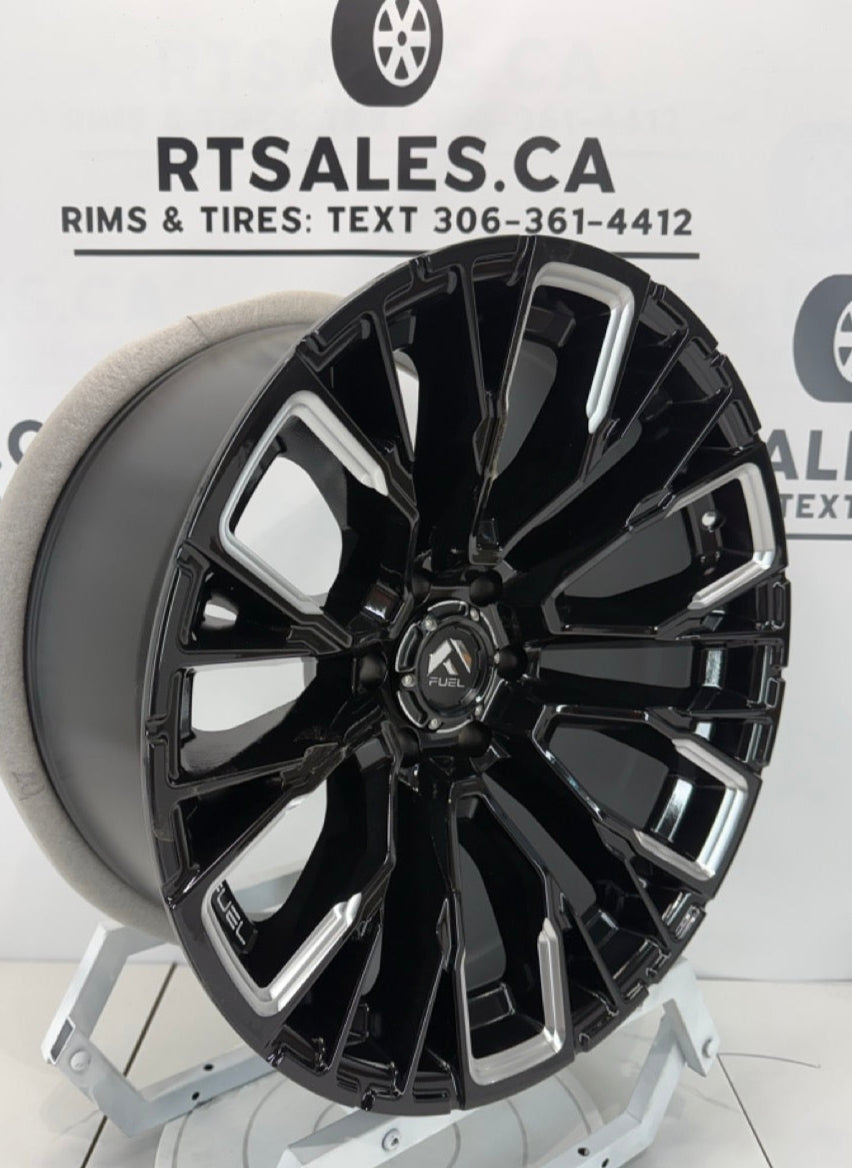 20x10 Fuel Rebar Rims 6x135