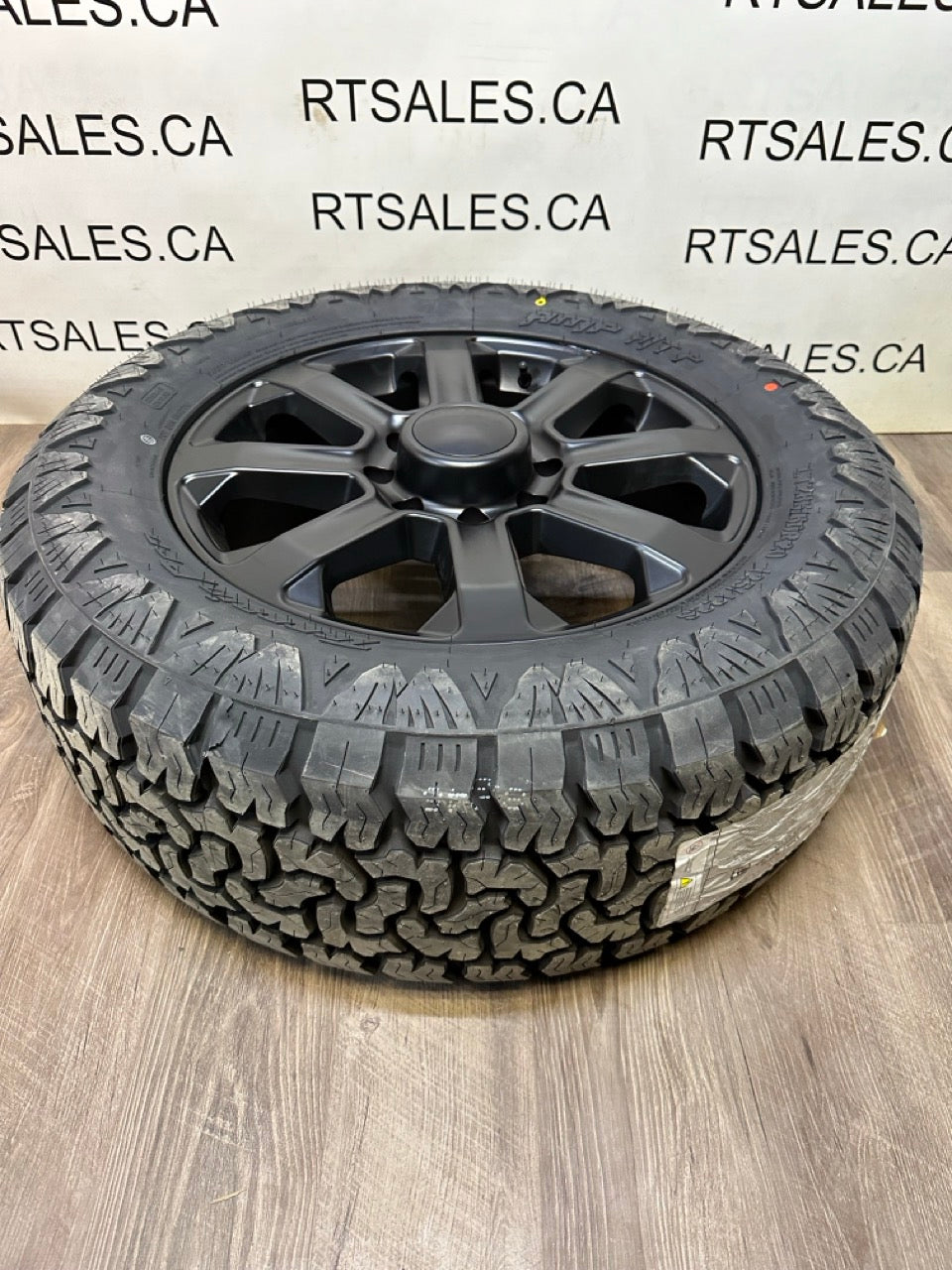 285/60/20 tires 20x8 Dodge Ram 2500/3500 Replika Rims 8x165