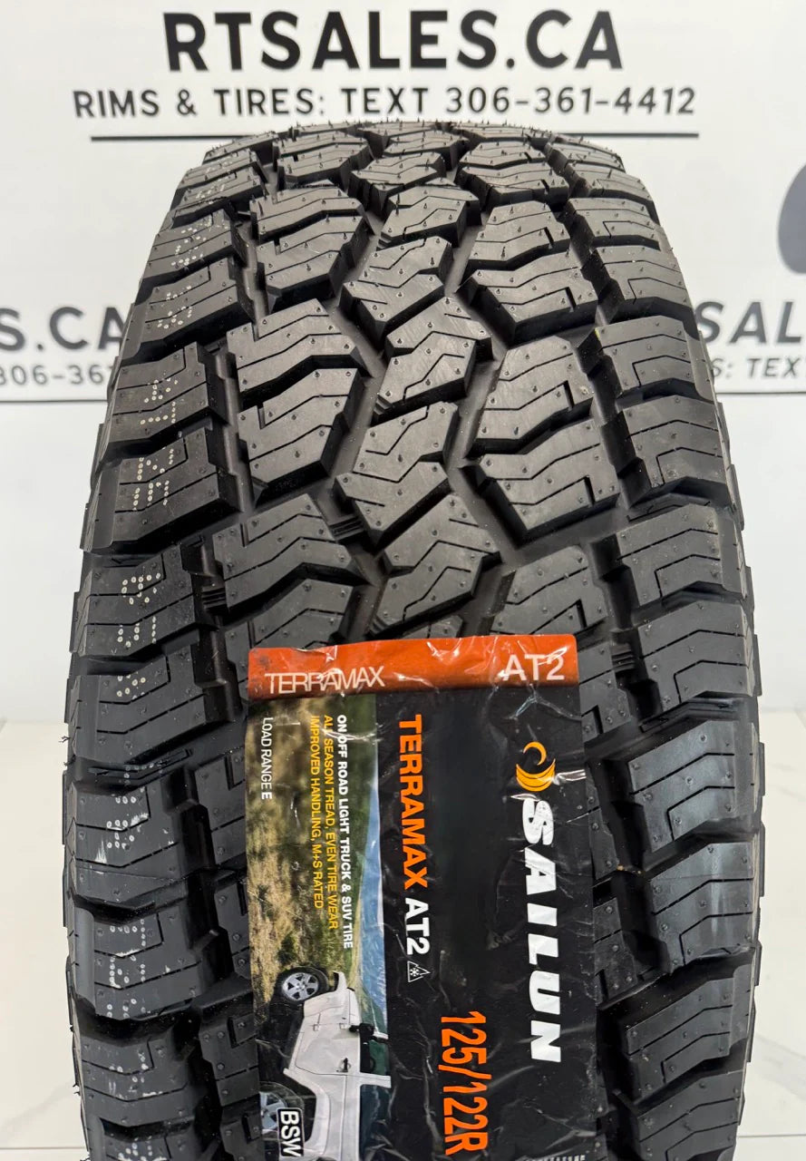 LT Sailun Terramax AT All Weather Tires on 18" or 20" Rims 8x180