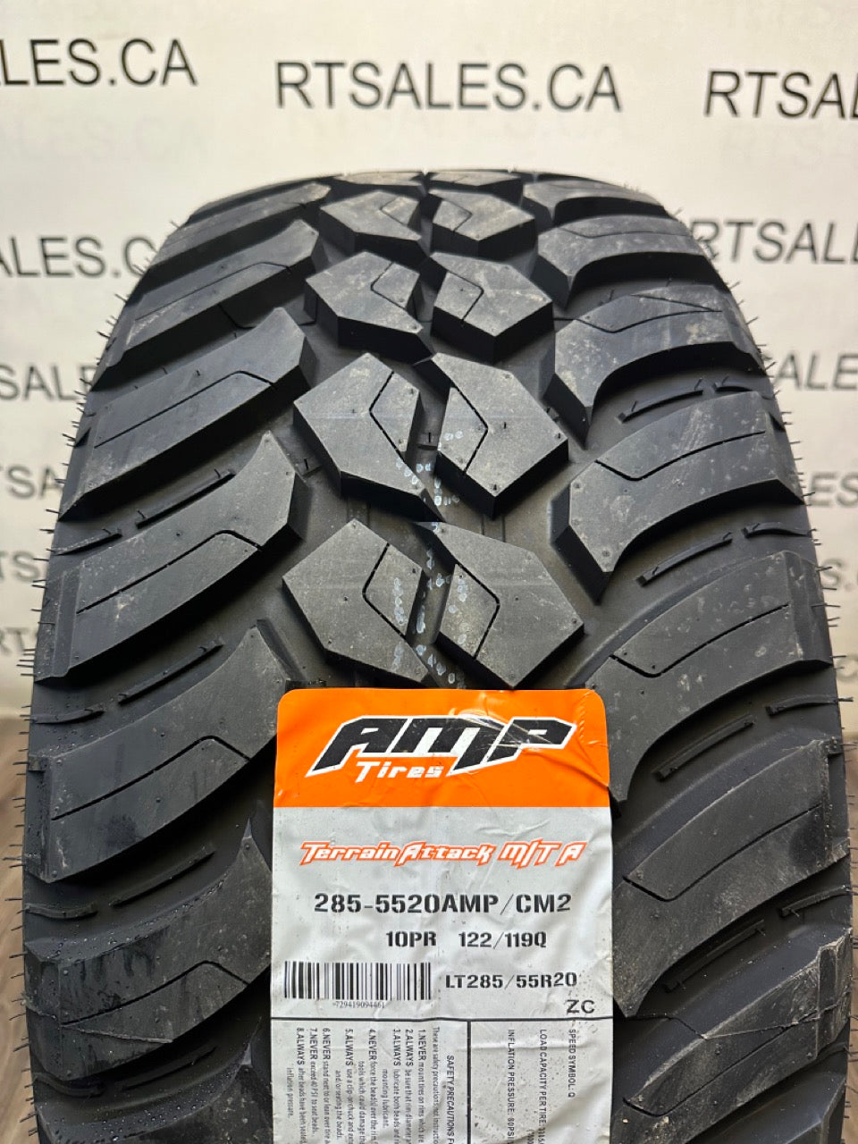 LT 285/55/20 Amp TERRAIN ATTACK M/T E All Season
