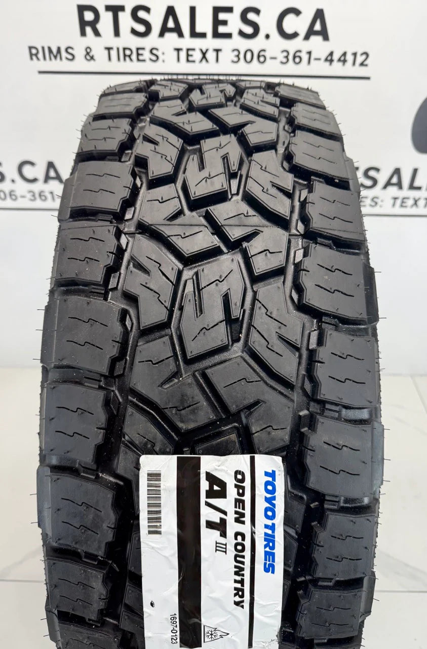 Toyo AT3 All Weather Tires on 20" Fuel Contra Rims 6x135/139 - R&T Sales