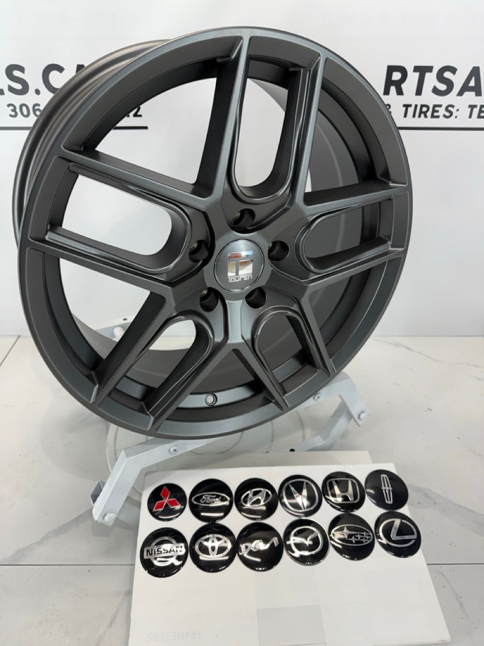 18x8 Touren TR79 Rims 5x114.3 Gunmetal