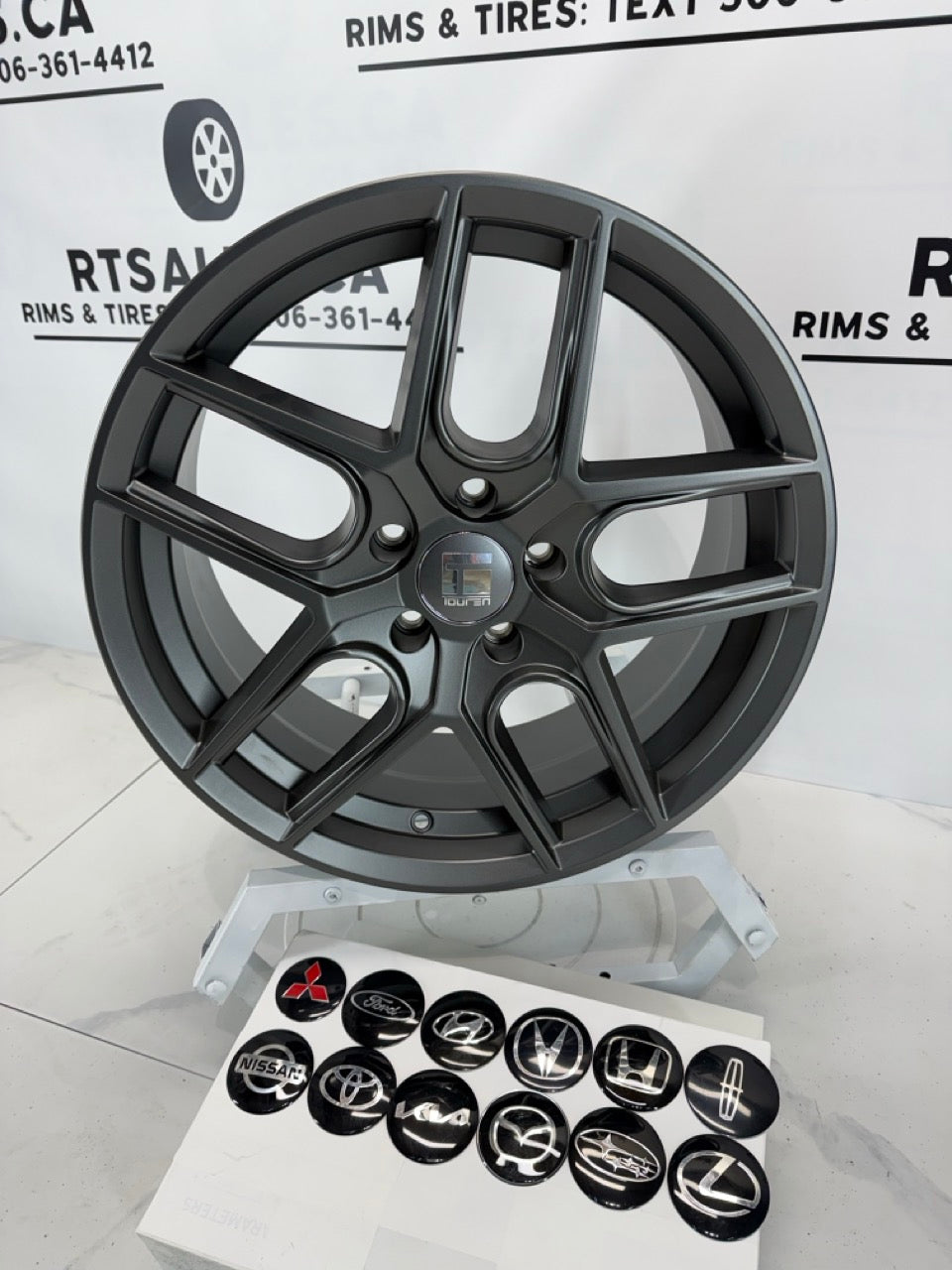 18x8 Touren TR79 Rims 5x114.3 Gunmetal