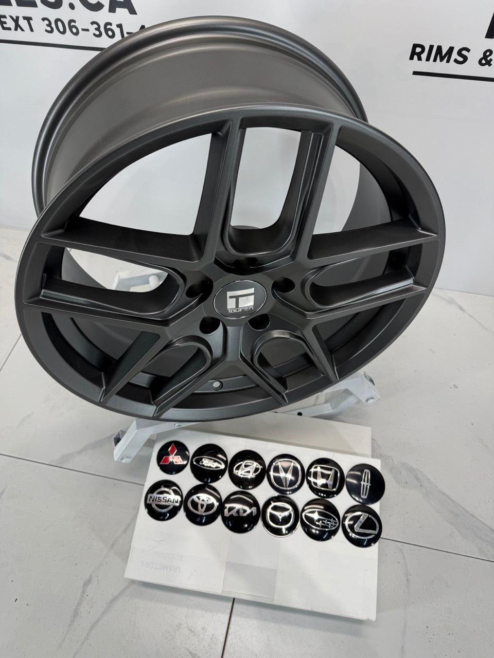 18x8 Touren TR79 Rims 5x114.3 Gunmetal
