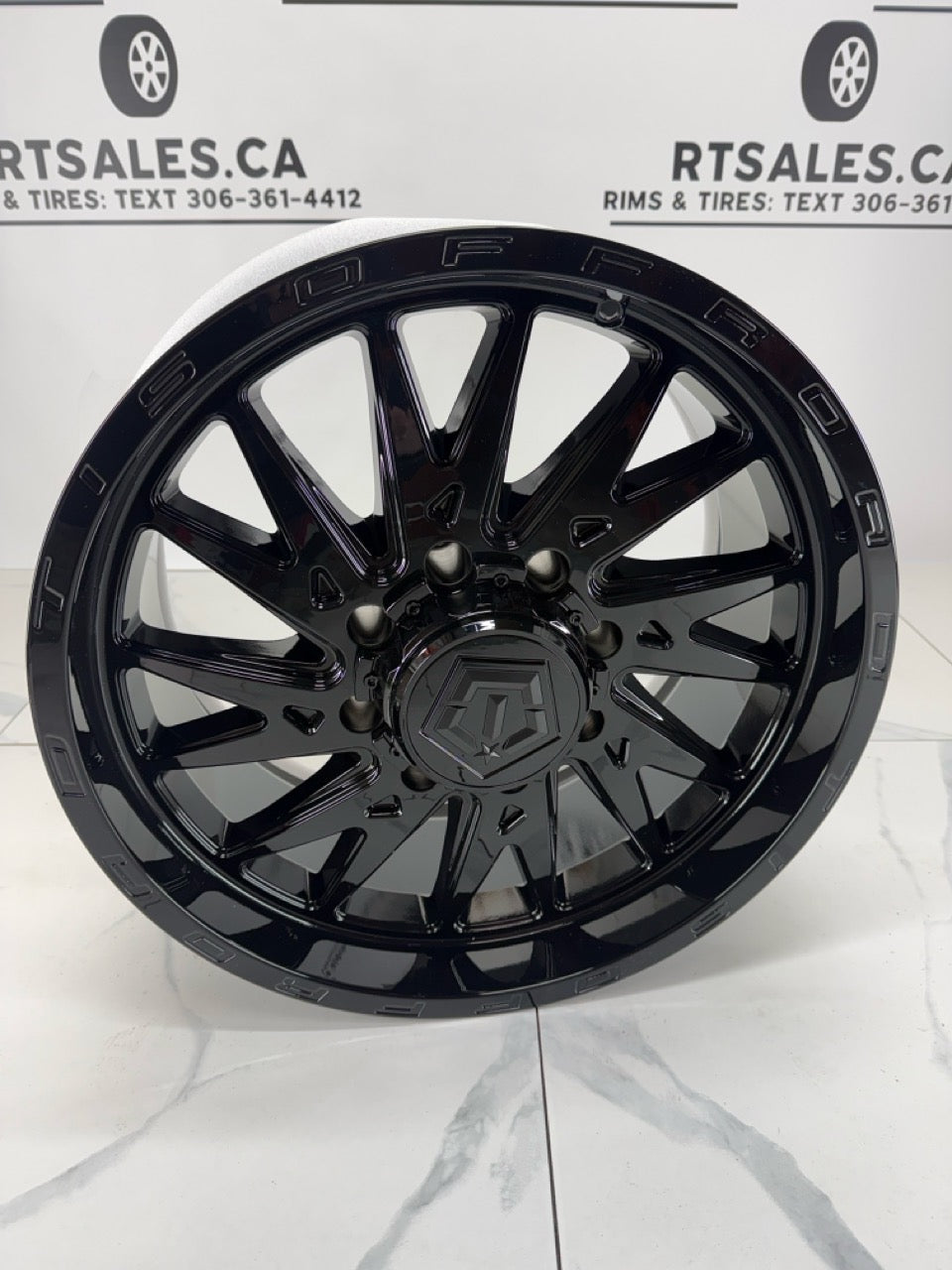 8x165 TIS 547 Gloss Black Rims 20"