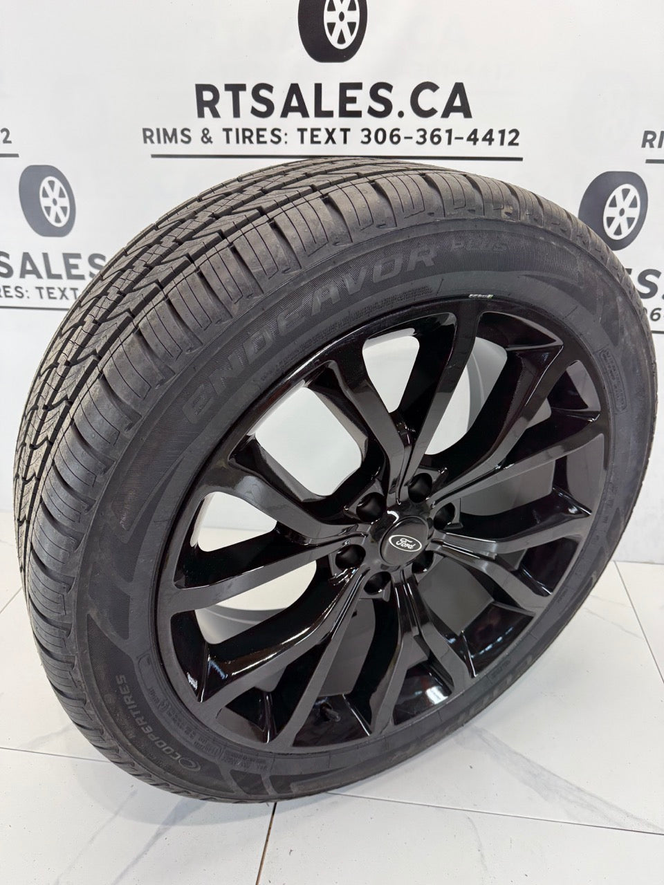 285/45/22 Cooper tires on 22 inch rims Ford F-150 6x135