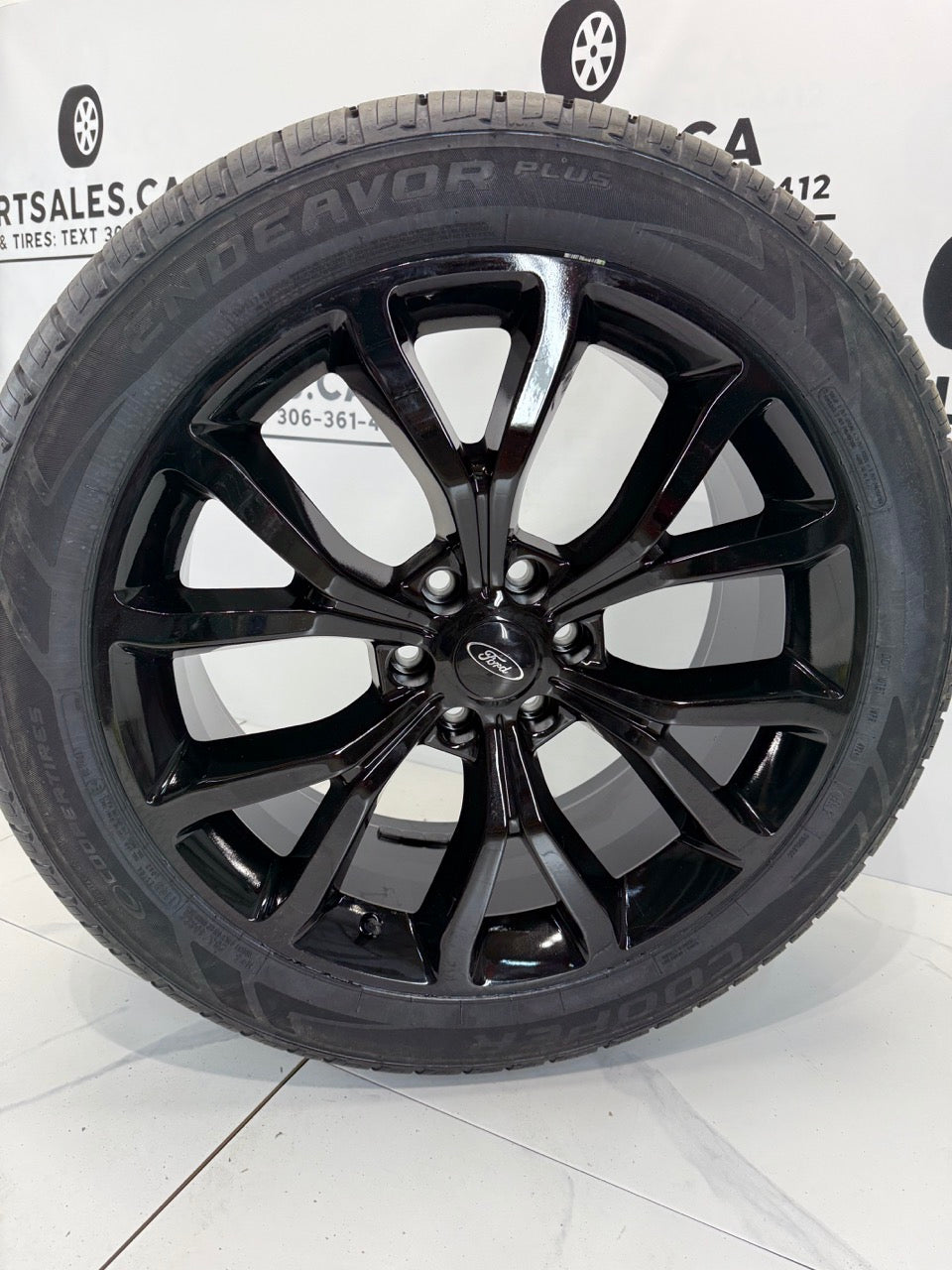 285/45/22 Cooper tires on 22 inch rims Ford F-150 6x135