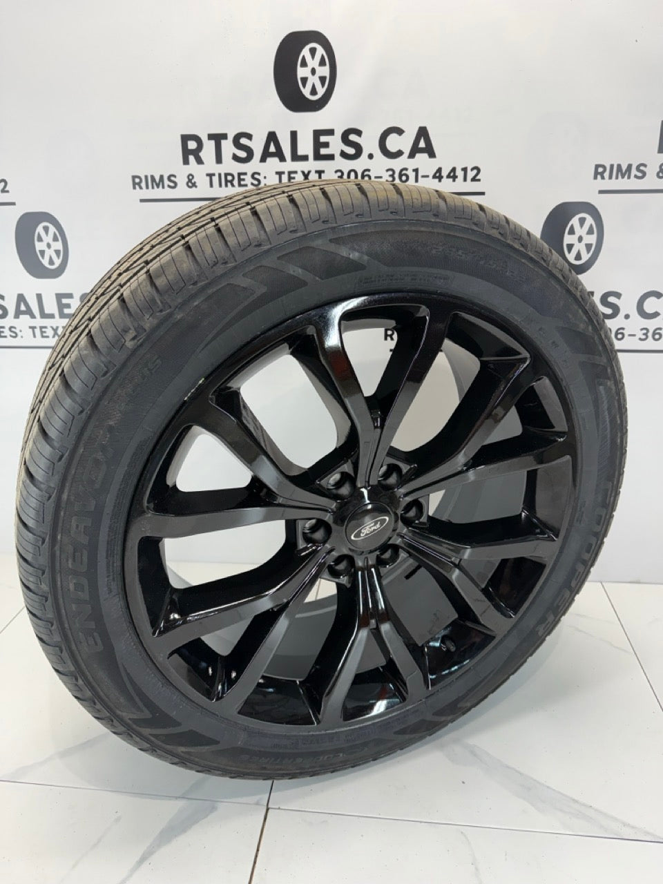 285/45/22 Cooper tires on 22 inch rims Ford F-150 6x135