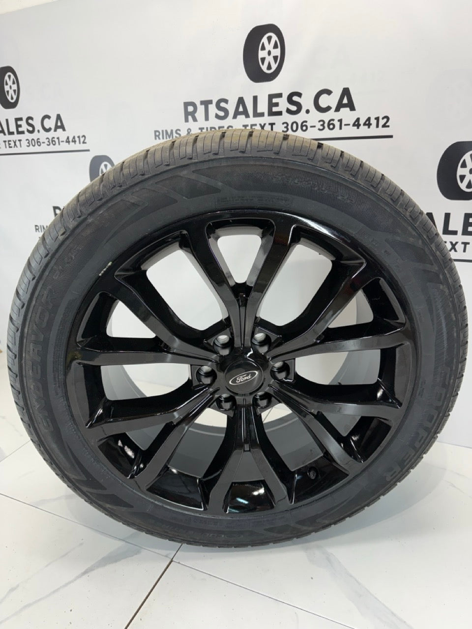 285/45/22 Cooper tires on 22 inch rims Ford F-150 6x135