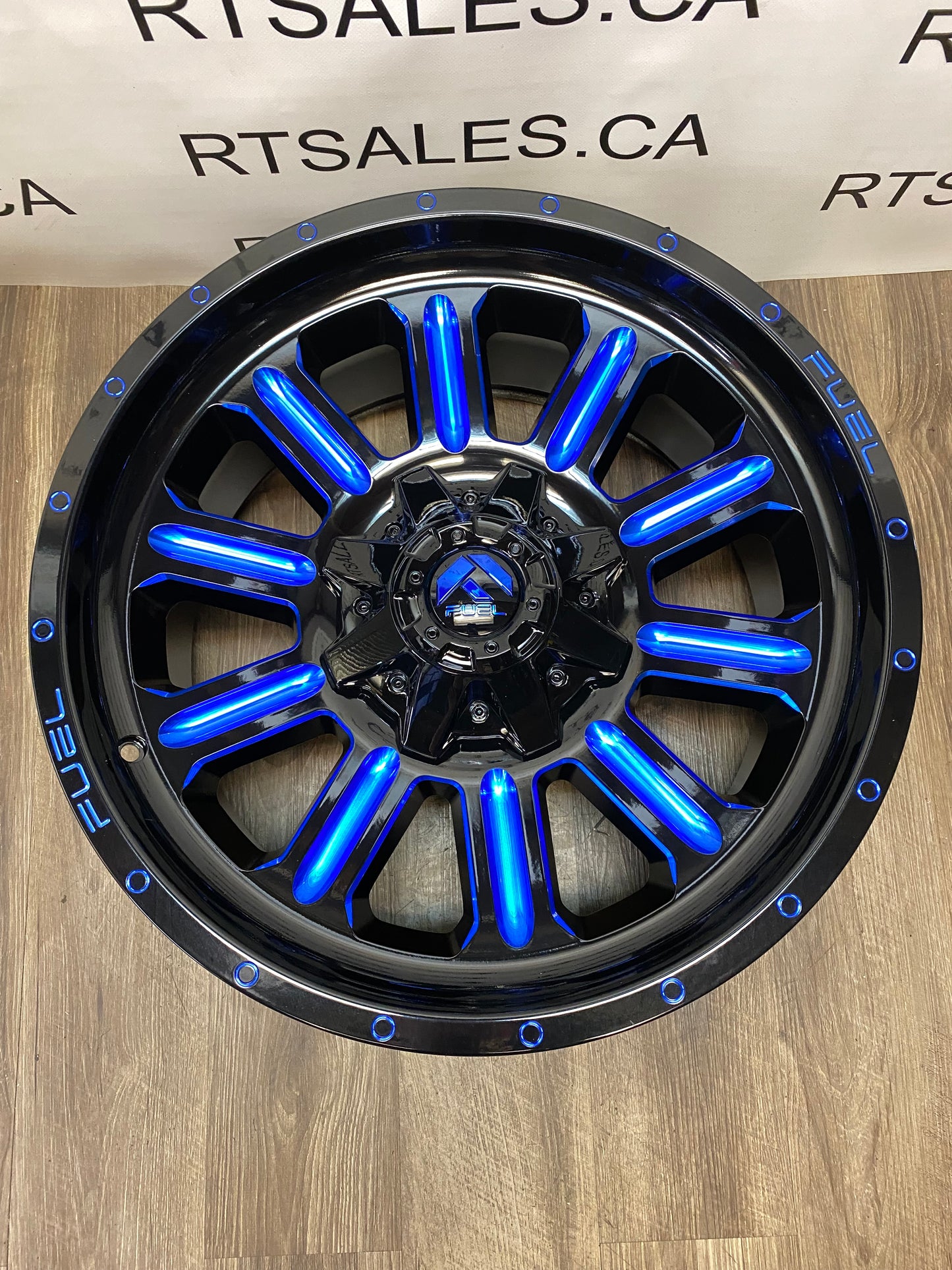20x9 Fuel Hardline Rims 8x165 Dodge Ram Chevy GMC 2500 3500