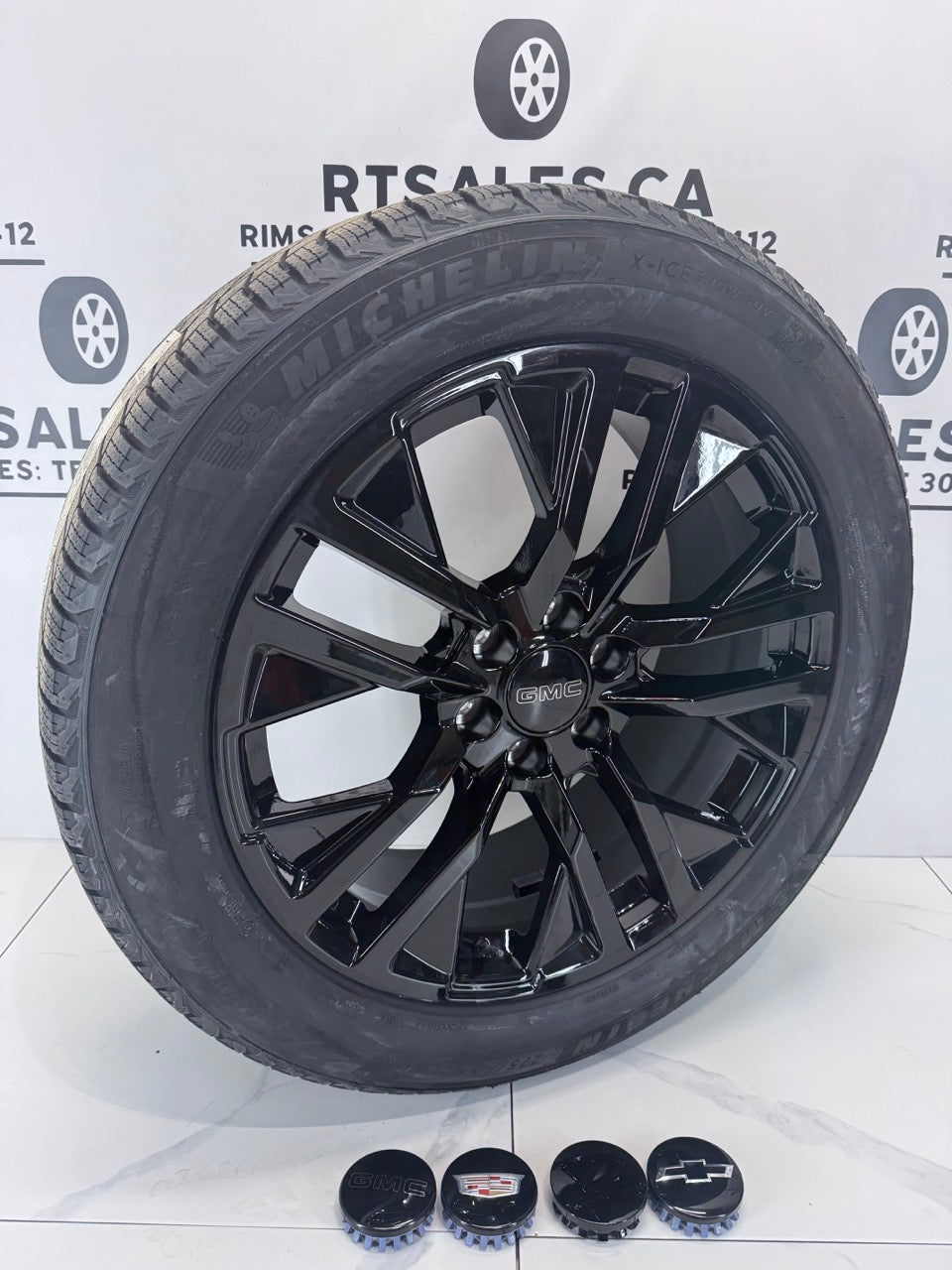 275/50/22 Michelin Winter tires rims GMC Chevy Ram 1500 22 inch