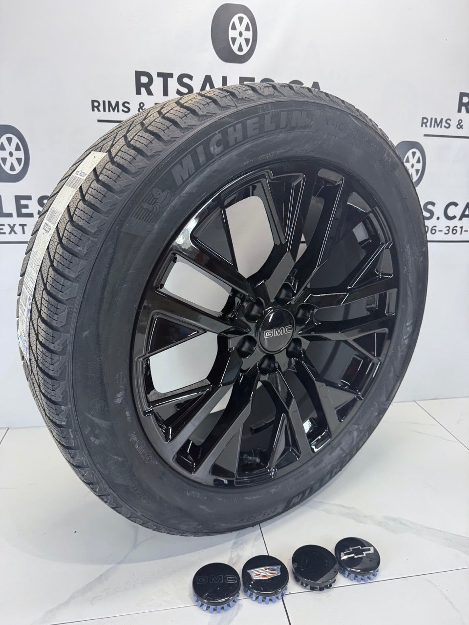 275/50/22 Michelin Winter tires rims GMC Chevy Ram 1500 22 inch