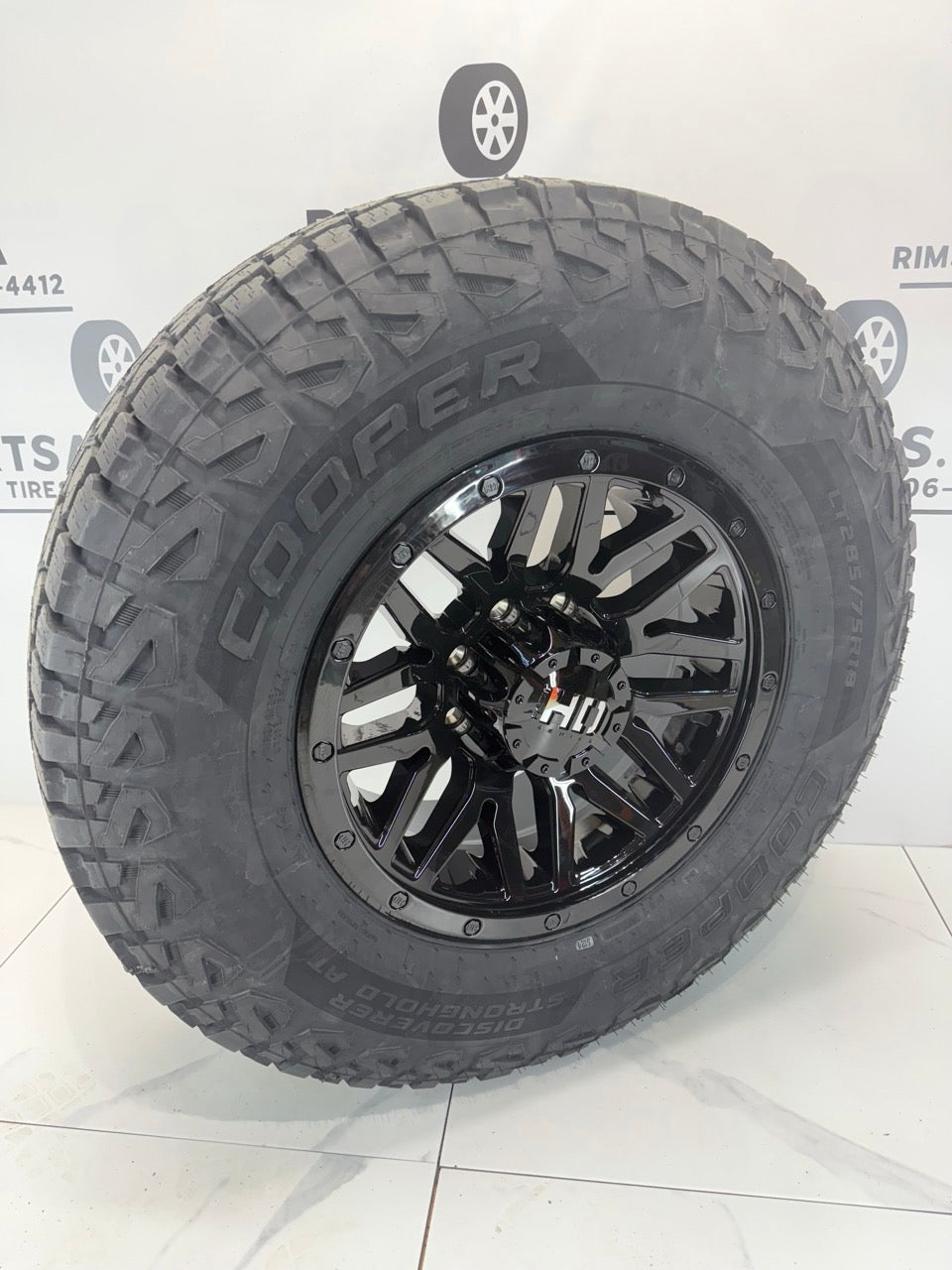 Cooper Stronghold All Weather Tires on 17" or 18" Rims 8x170