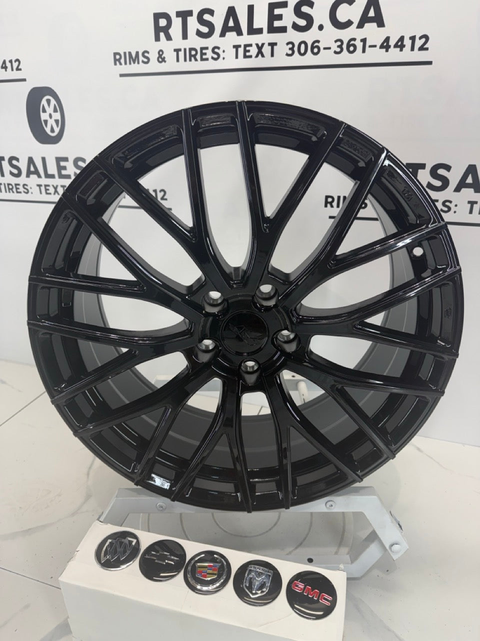 17x7 Dai Rims 5x115 Gloss Black