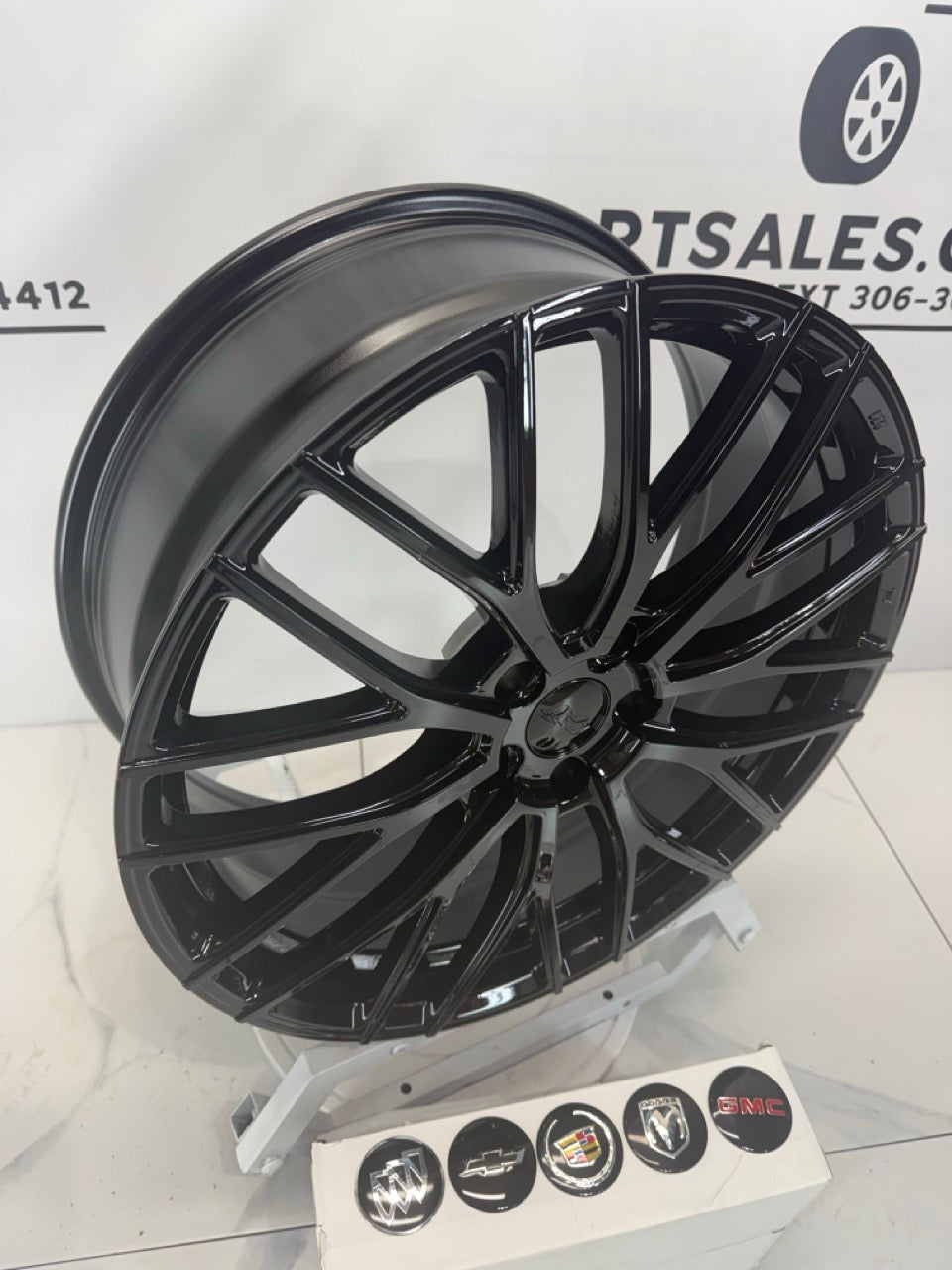 17x7 Dai Rims 5x115 Gloss Black