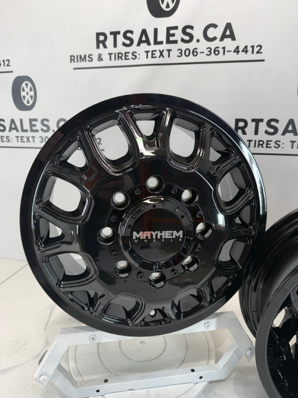 17x6.5 Mayhem Cogent Dually Rims 8x165.1