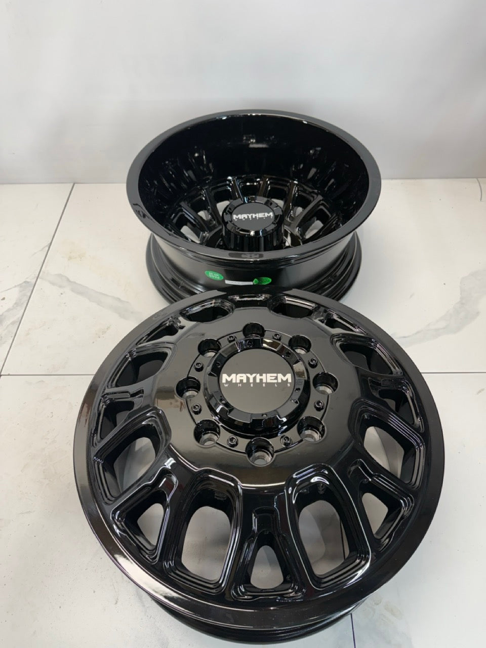 17x6.5 Mayhem Cogent Dually Rims 8x165.1