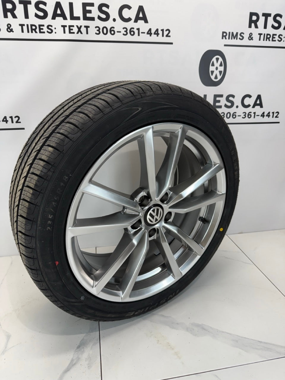 235/45/18 All season tires 18x8 R195 Rims 5x112