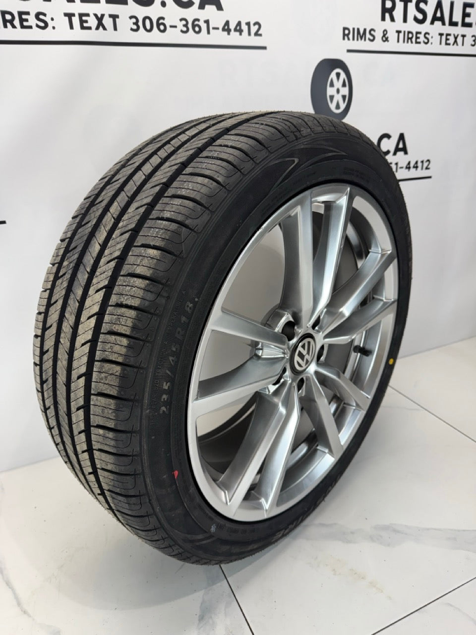 235/45/18 All season tires 18x8 R195 Rims 5x112