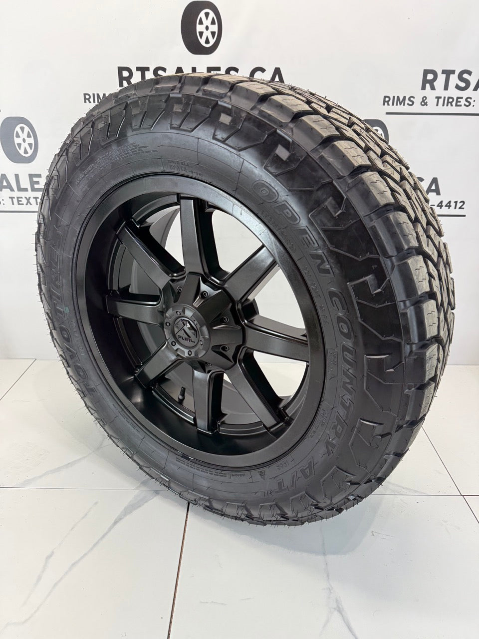 LT 275/60/20 Toyo Fuel Rims 5x139 5x150 DODGE RAM TUNDRA