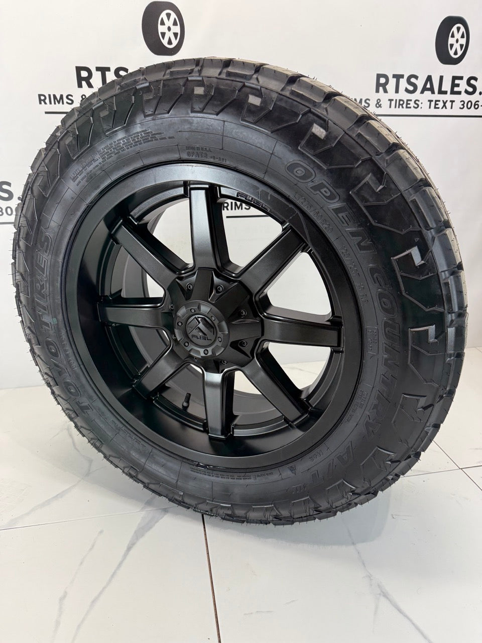 LT 275/60/20 Toyo Fuel Rims 5x139 5x150 DODGE RAM TUNDRA
