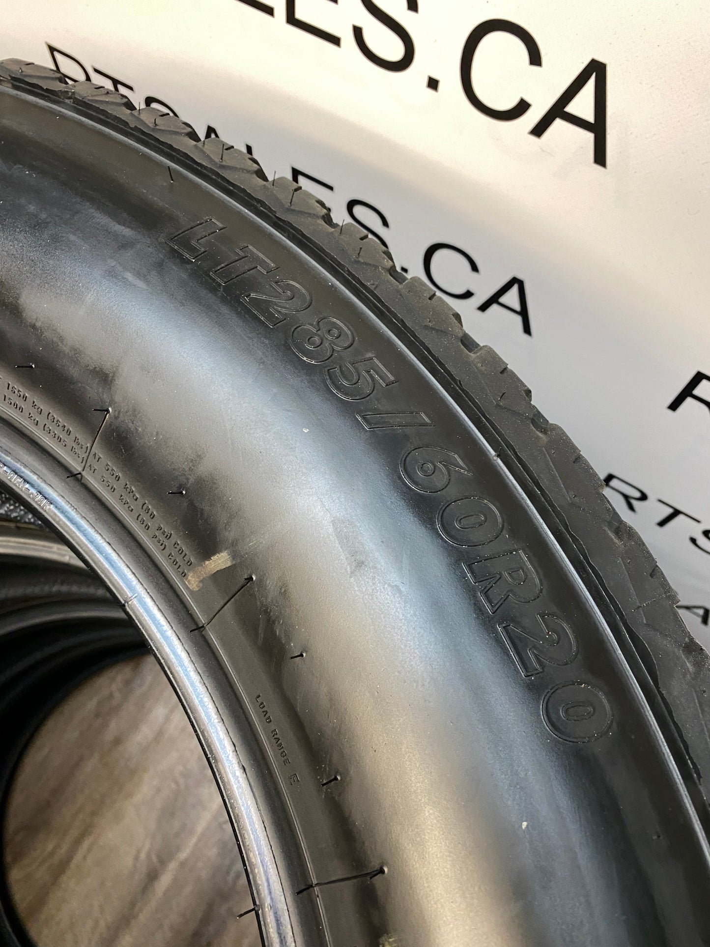 LT 285/60/20 Firestone AT E AS (Used)
