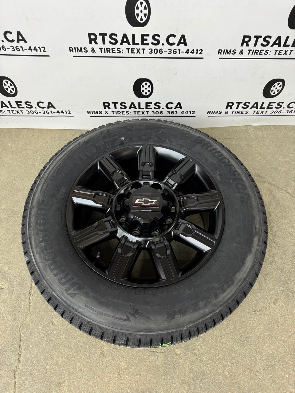 275/65/20 Blizzak Winter Tires GMC CHEVY Rims 8x180 2500 3500