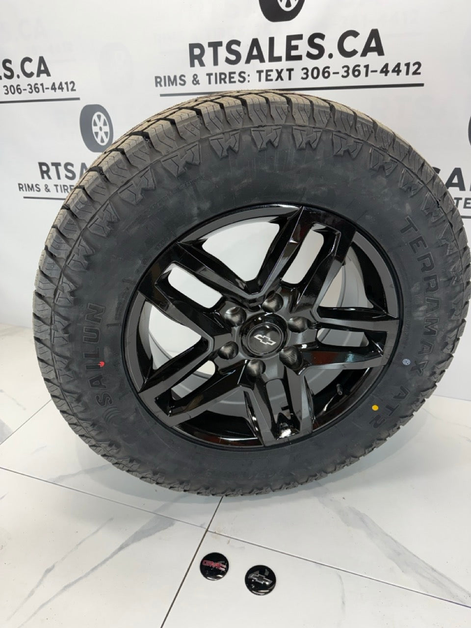 265/65/18 All Weather tires on rims GMC Chevy 1500
