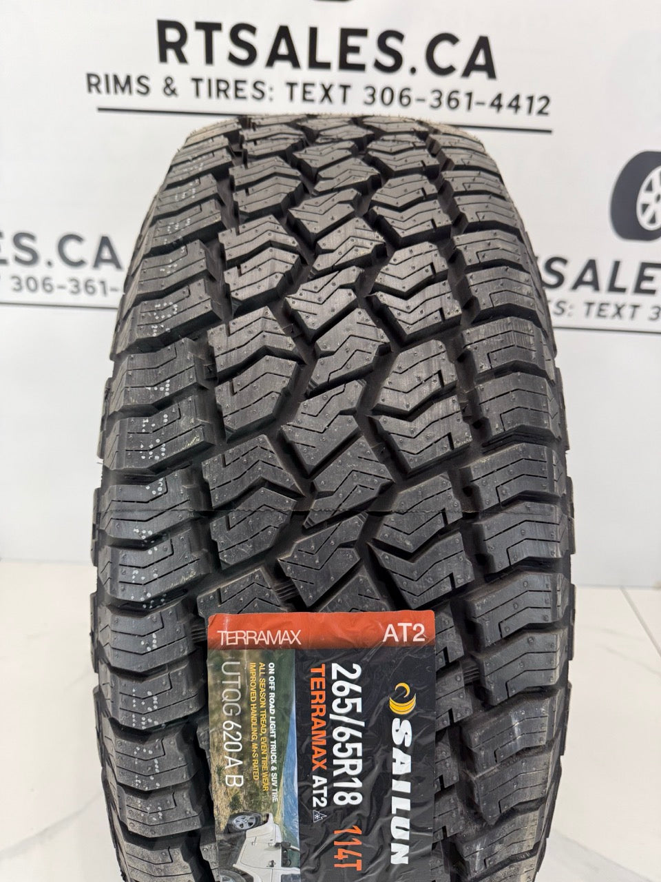 265/65/18 All Weather tires on rims GMC Chevy 1500