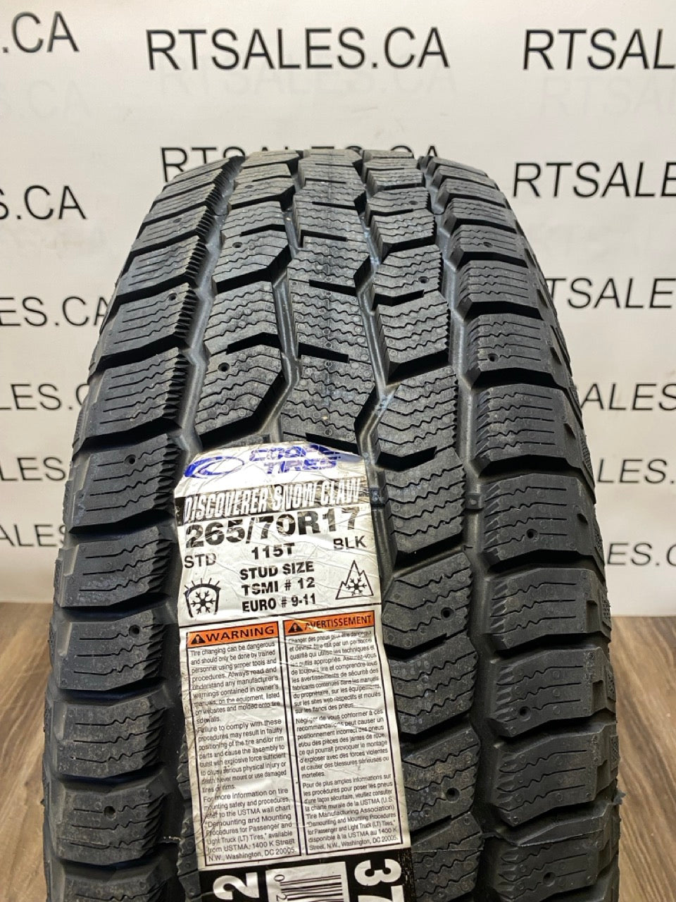 265/70/17 Cooper Winter tires Ford Bronco Rims 6x139.7 ranger