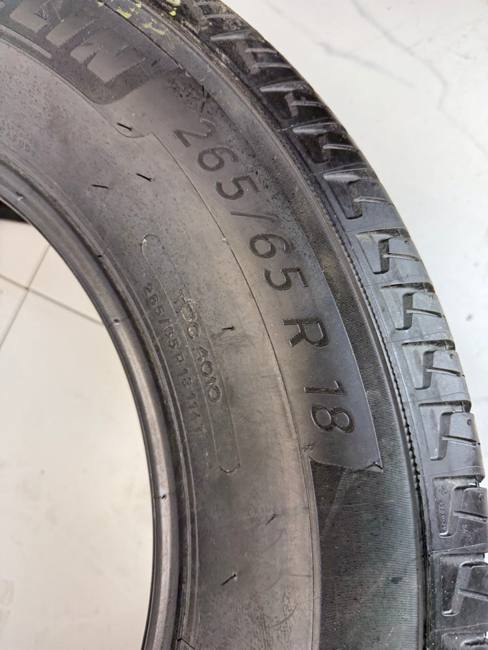 265/65/18 Michelin Primacy (Takeoffs)