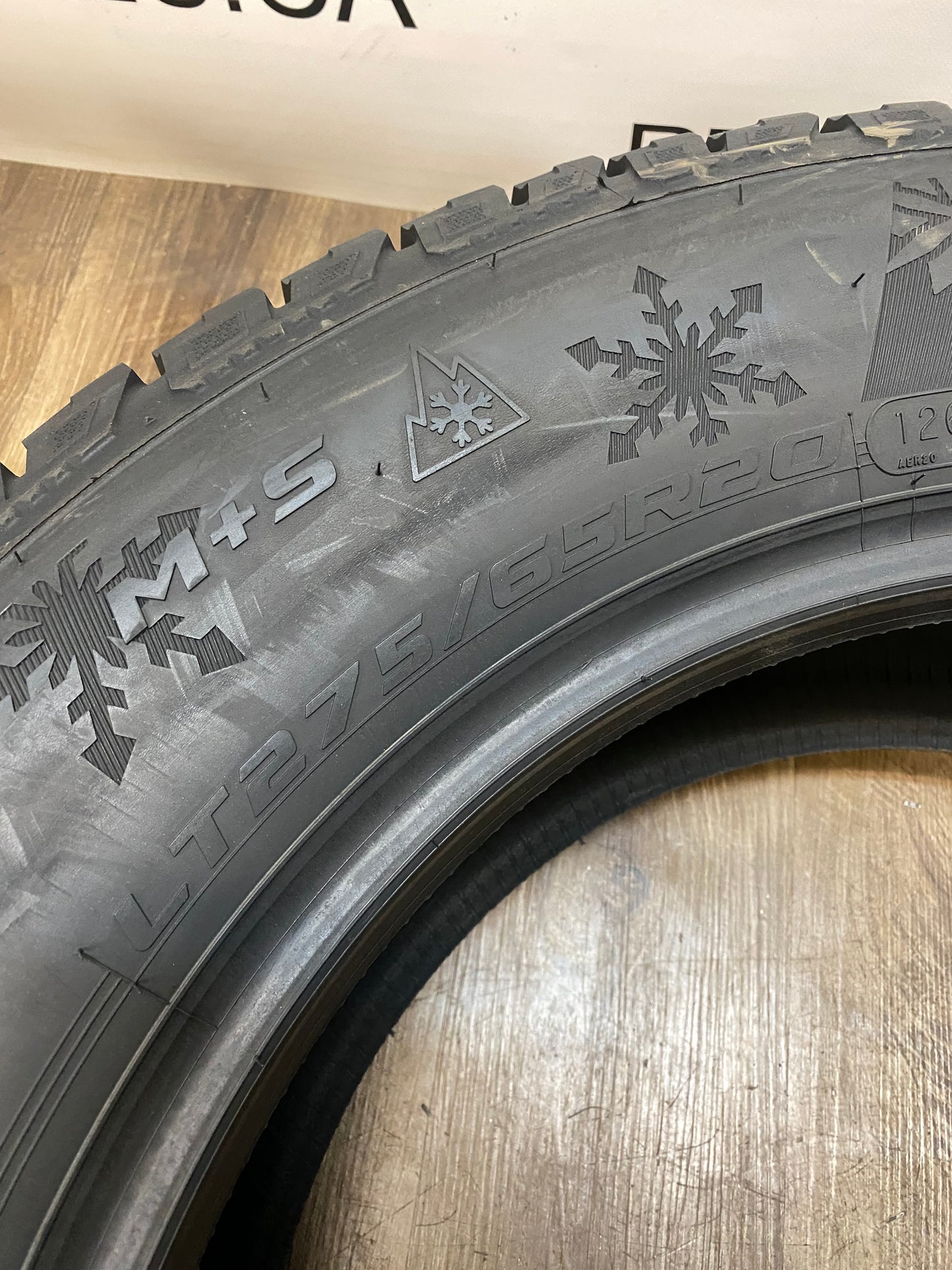 LT 275/65/20 Cooper Discoverer Snow Claw 10 ply