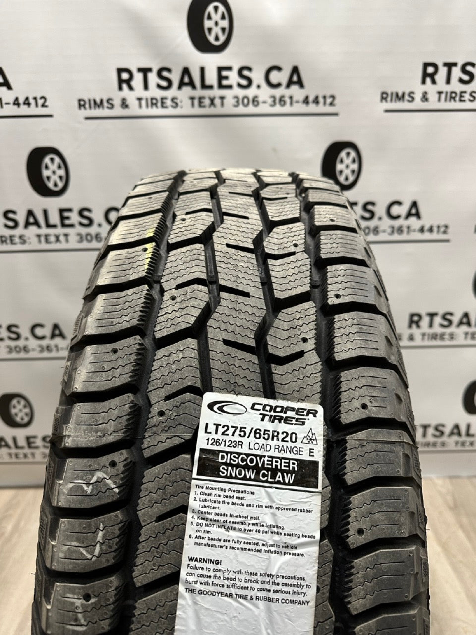 275/65/20 WINTER tires 20x8 Dodge Ram 2500/3500 Rims 8x165